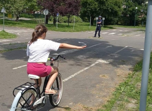 Egzamin na kartę rowerową.